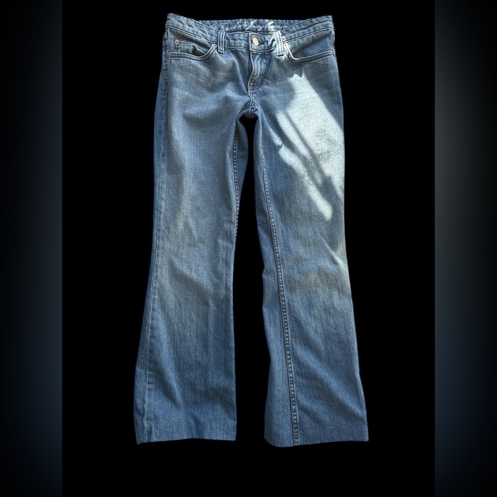 Y2K vintage juicy couture the Frankie denim jeans 28 x 29 J pocket bootcut Jeans